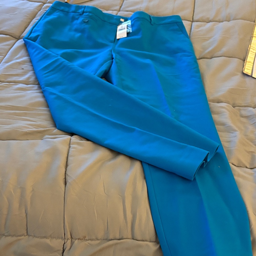 VanHeusen Vibrant Blue Trousers size 12